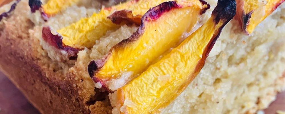 Almond Peach Cake
